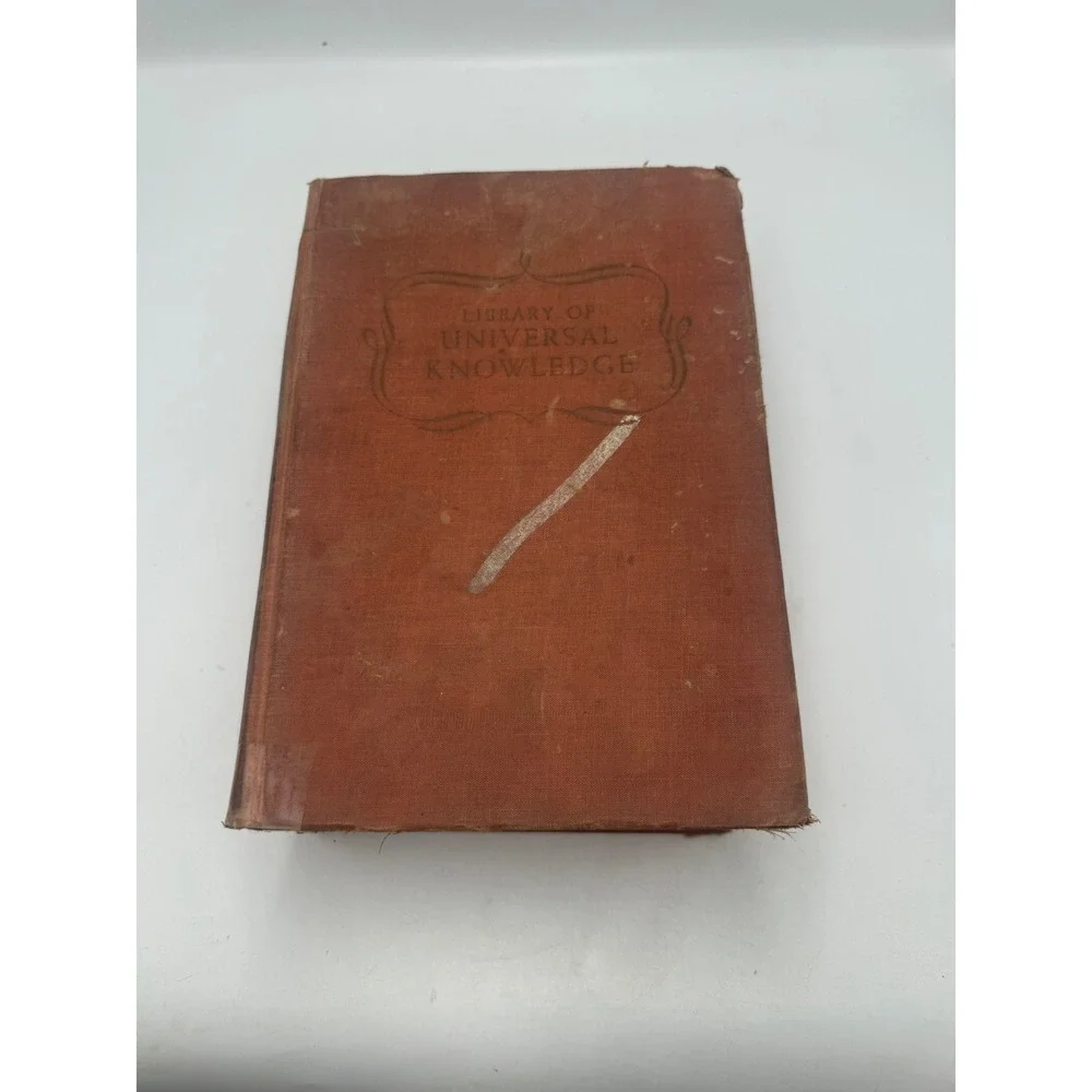 1948 Library of Universal Knowledge Webster's Encyclopedic Dictionary Vintage